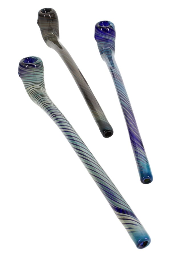 021c38e9-2df9-ef11-8369-02c11acbbfe3_P3160.jpg Kush Cargo Silver Fumed Spiral Striped Glass Sherlock Pipe