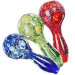 Death Row Records US Frit Glass Spoon Pipe | 4"