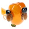 ccf0c4ca-f1c6-ef11-8366-02c11acbbfe3_P3116.jpg Kush Cargo Gold Fumed Confetti Bee Glass 7.5?? Sherlock Pipe